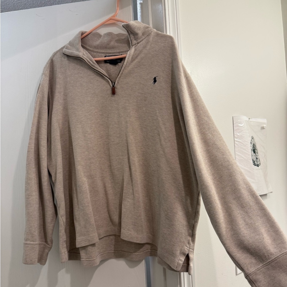 Men's Beige Polo by Ralph Lauren Sweater